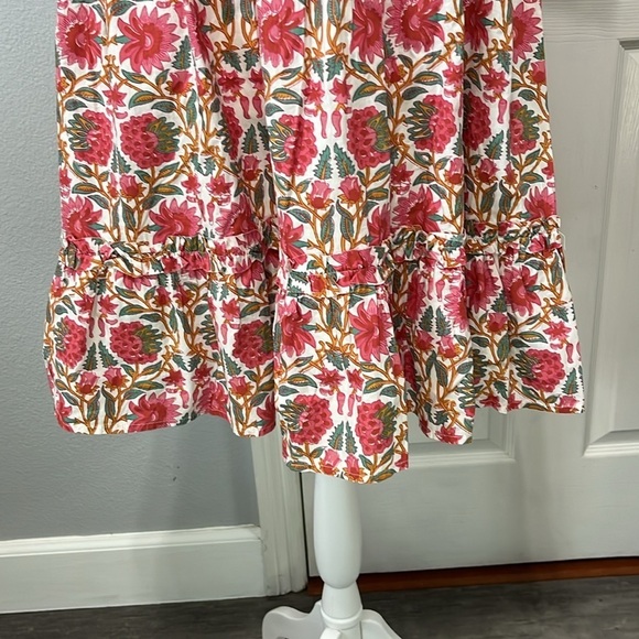 Caroline Constas Strawberry Print Floral Dress Size Medium - Picture 3 of 10